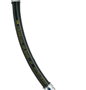 Flexível de Freio SM-912  TJG525395A 760MM Borracha  3/8 Fêmea Giratória / 3/4UNF Macho Fixo 1/4NPT